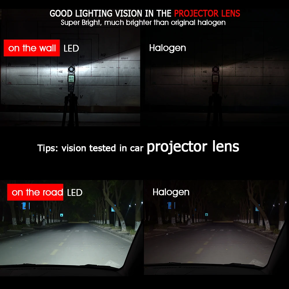 CNSUNNYLIGHT High Brightness COB LED H4 H7 H11 H1 9005 Auto Headlight Bulbs 72W 12000Lm set 6500K 9006 881 Fog Lamp Car Lights (13)