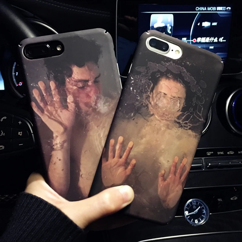 Aoweziic Couples swimming 6S cell phone For iPhone7 8plus personality day European and American tide
