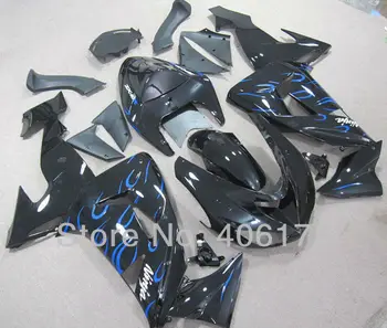 

ZX-10R 06-07 ZX 10R 06 07 For Ninja ZX10R 2006 2007 Blue Flame Bodyworks Fairing kit (Injection molding)