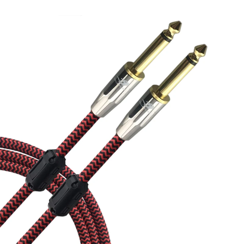 Hifi TRS Audio Cable MONO 6.35mm to 6.35mm 1/4\