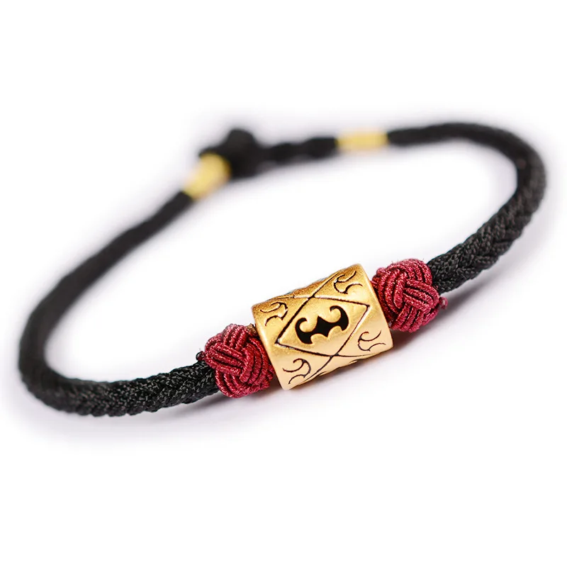 LKO Hand Knitted Ropes Real Silver Lucky Bracelet for Man and Women Bracelet Chinese Style Free Shipping - Image 6