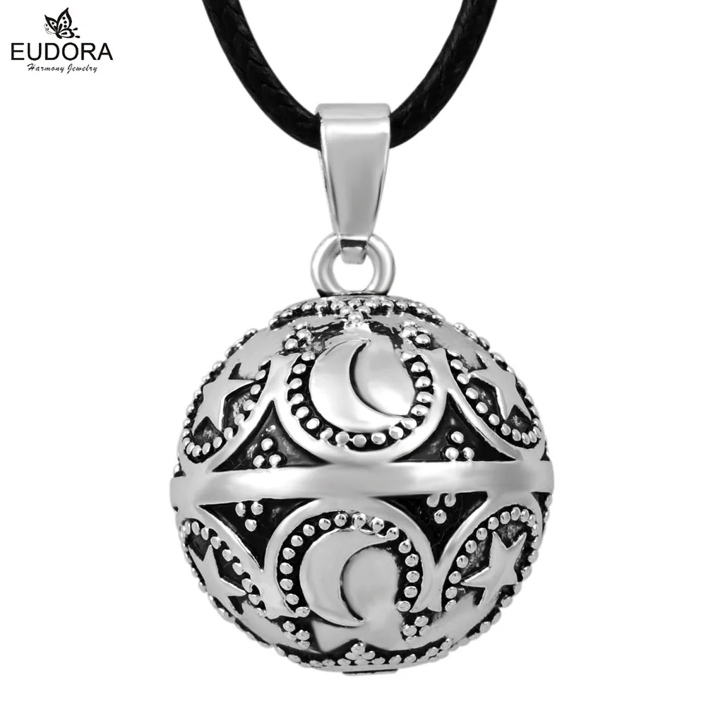 Ангел звонящий ожерелье подарок гармония колокольчик шар мексиканский кулон бола медальон клетка кулон Беременность звук шар кулон для беременных женщин - Окраска металла: N14NB247