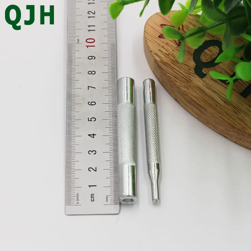 QJH 11 шт./компл. металлический инструмент для кожевенного ремесла дырокол набор