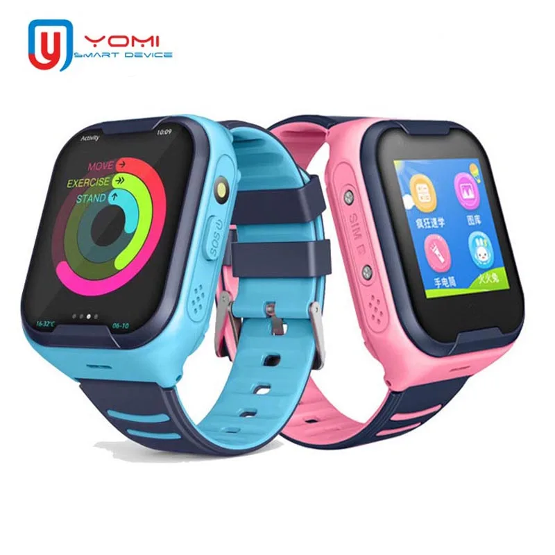  New Smart Watch Kids 4G Android Smartwatch Waterproof GPS WIFI Locating Video Call WhatsAPP Remote 