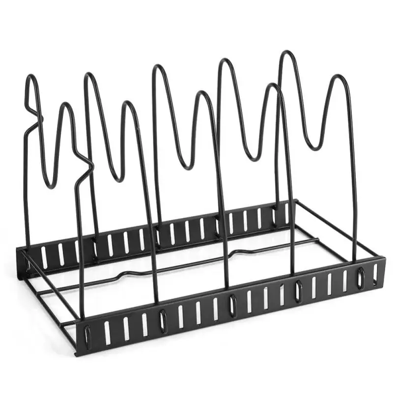 Kitchen Multi Tier Pot Frying Pan Lid Storage Rack Organizer Cookware Stand Holderin Brackets