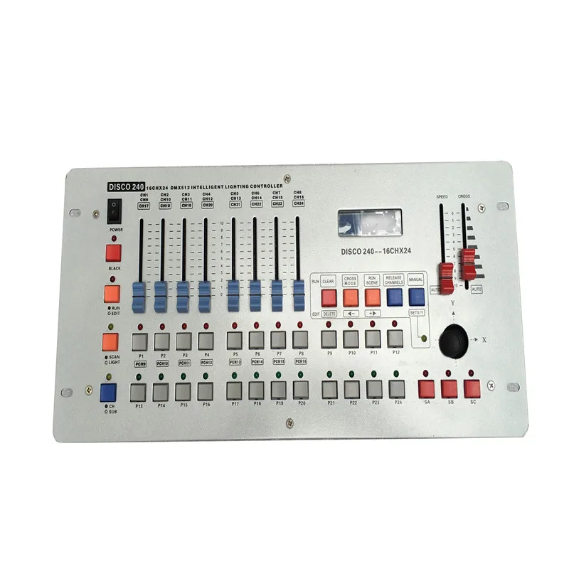 

NEW 240 DMX Controller Stage Lighting DJ Equipment DMX Console For LED Par Moving Head Spotlights DJ Free shipping SHEHDS