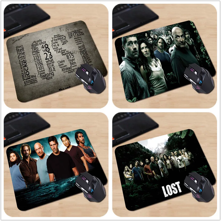 

Babaite Movies LOST Case Pad Mouse Desktop Computer Mouse Pad Notebook Mouse Pad Computer Laptop Game Rubber Mice Mat Mousemat