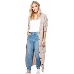 ZOGAA Women New Long Cardigans Winter Open Stitch Poncho Knitting Sweater Cardigans V Neck Oversize Pure Color Warm Sweater ZOGAA Women New Long Cardigans Winter Open Stitch Poncho Knitting Sweater Cardigans V Neck Oversize Pure Color Warm Sweater