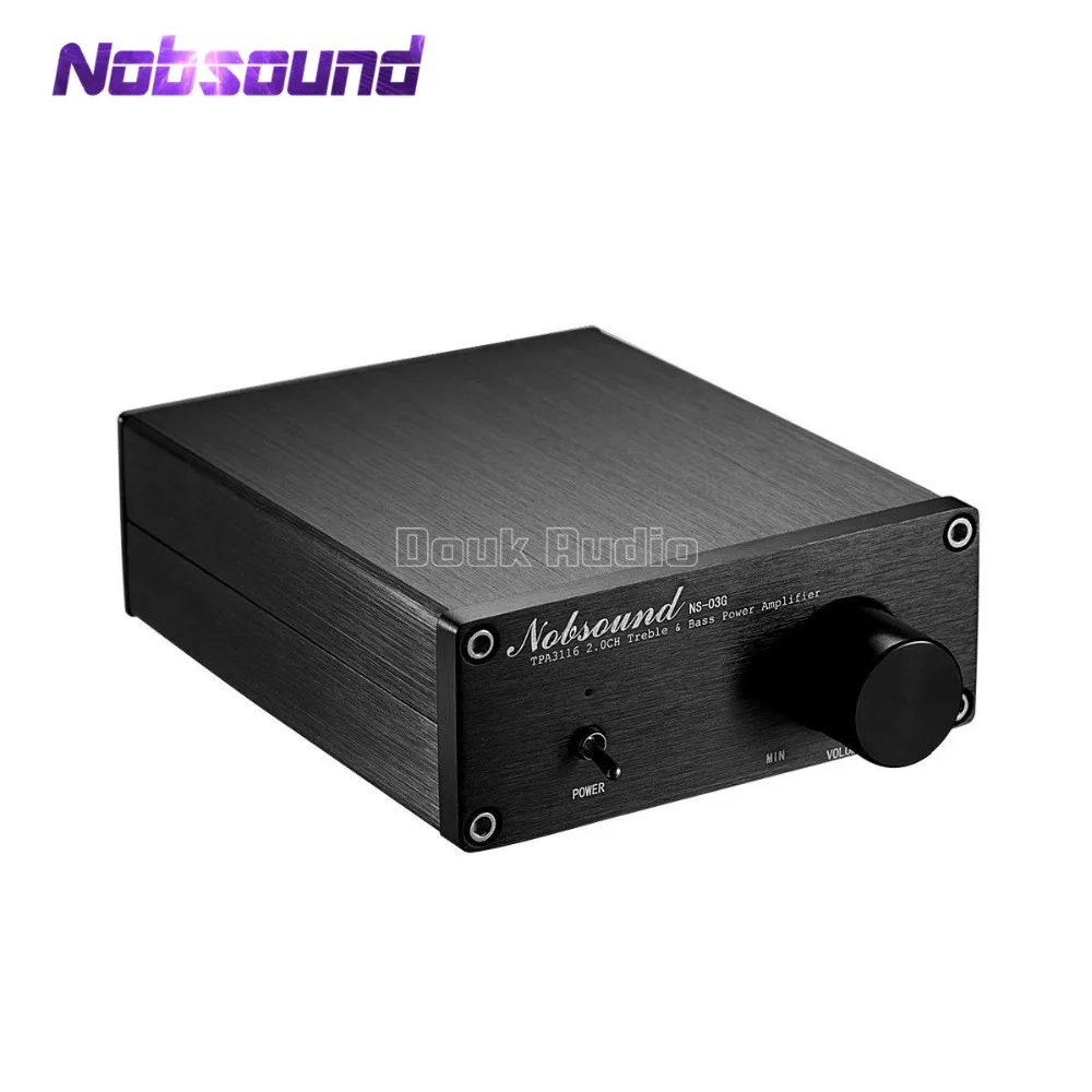 2018 Latest Nobsound Mini Digital Audio Power Amplifier HiFi TPA3116 Stereo Music 2-Channel 100W*2 Black Chassis 2018 Latest Nobsound Mini Digital Audio Power Amplifier HiFi TPA3116 Stereo Music 2-Channel 100W*2 Black Chassis