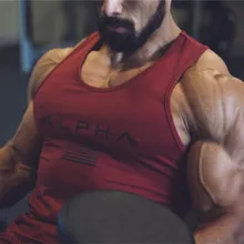 Облегающие майки Мужская хлопковая одежда для фитнеса или бодибилдинга мужские без рукавов, для тренажерного зала жилеты для бега спортивные майки топы