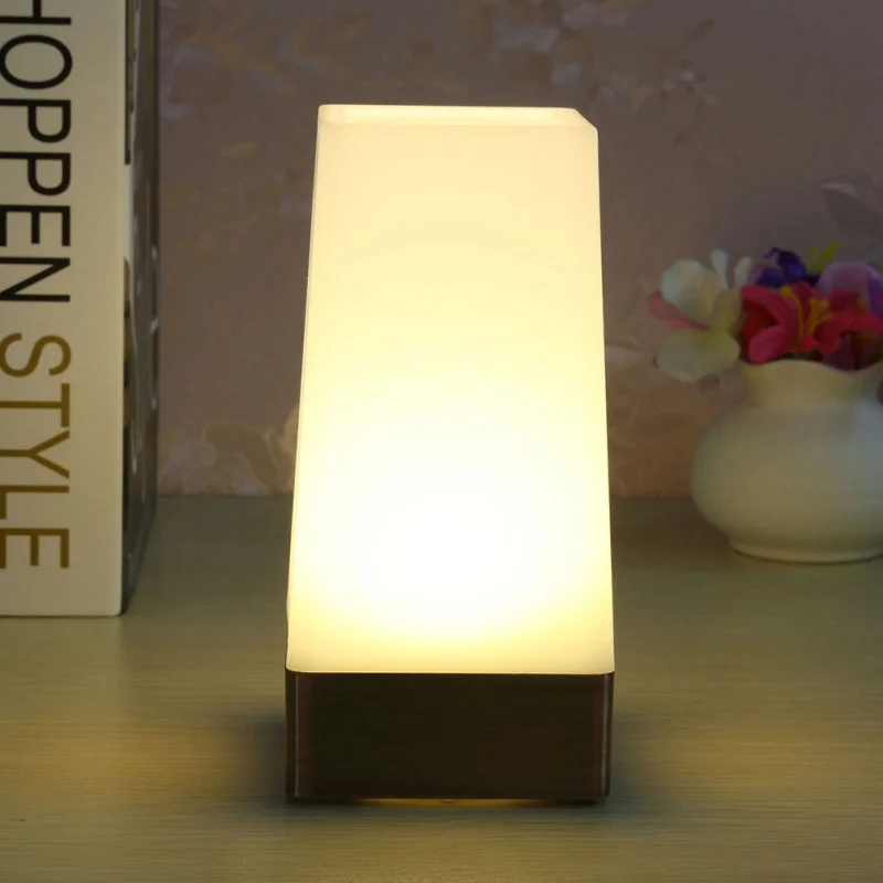 

LED Square Intelligent Human Body Induction Cylindrical Night Light Table Lamp Stairs Aisle Lights
