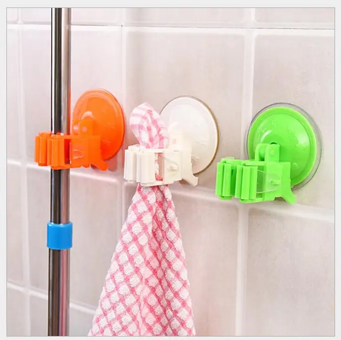 Mop Broom Holder Hanger Home Kitchen Broom Organizer Wall Mounted