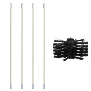 

DSHA Dryer Duct Cleaning Kit Cleaner Chimney Boiler Nylon Brush Dryer Duct Cleaning Tool Kit for Household Industrial Use 1Pcs