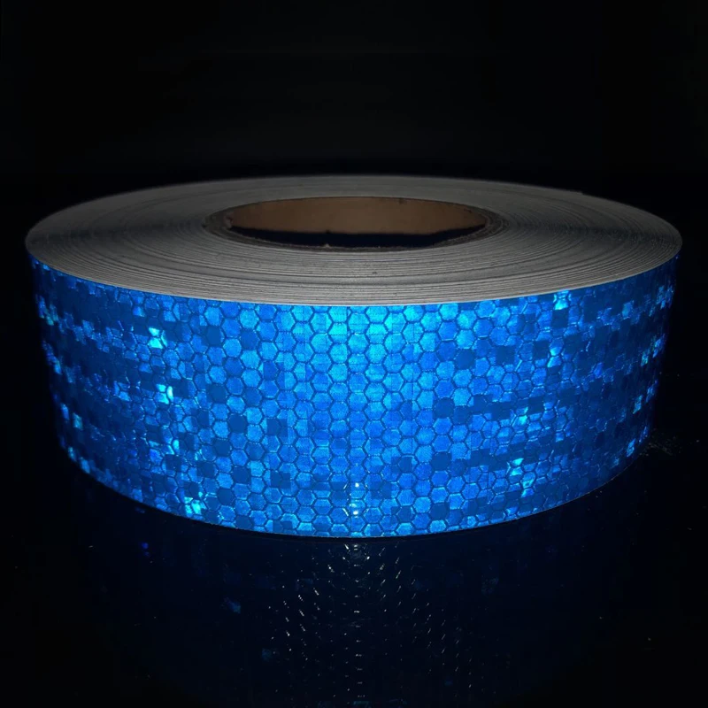 5cmx25m Safety Mark Reflective Tape Stickers Car-styling Self Adhesive Warning Tape Automobiles Motorcycle Reflective Film
