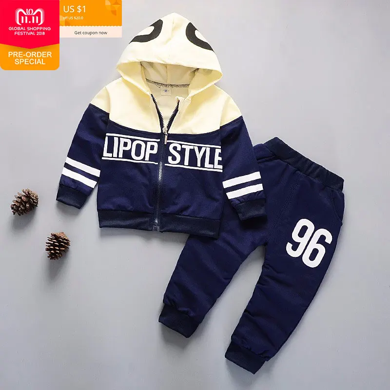 

Kids Winter Clothes Hooded Coat Letter Printed T-shirt Set Comfortable Warm Children Clothing Girl Winter Clothes For Kids