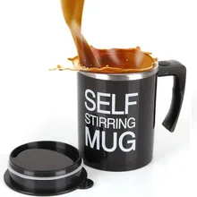 Upgraded Self Stirring Mug with Stainless Steel Inner Tank, 400ml Creative Coffee Mug with Lid Electric Auto Mixing Milk Tea Cup 400ml stainless steel auto stirring mug electric coffee mixing cup drinking cup furniture accessories