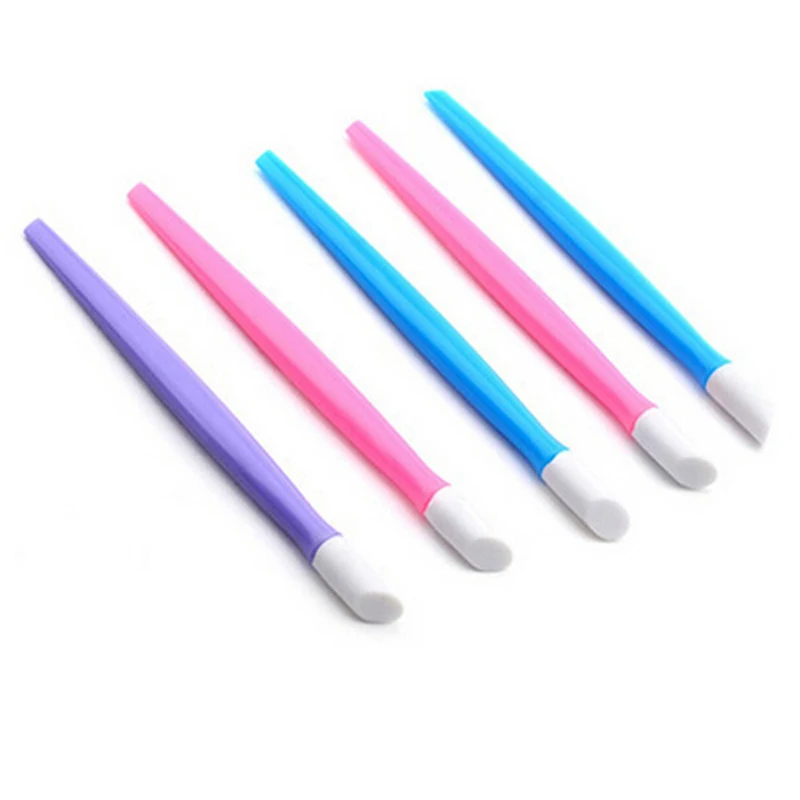 

Adomaner French Tips Tool Nail Art Manicure Curve Rod Sticks Plastic Nails Stickers Pick Beauty Drill To Clean Excess Oil Dirt