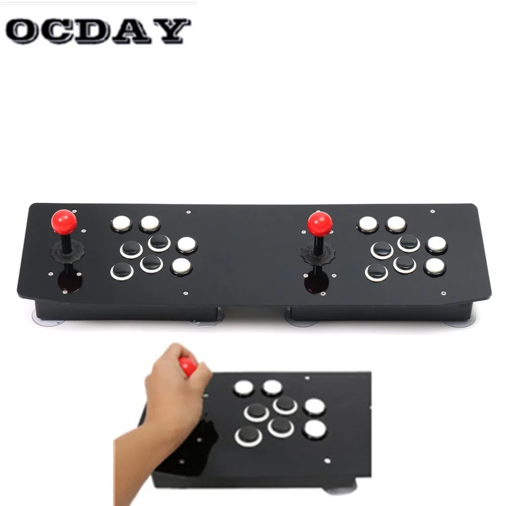 

OCDAY Video Game Joystick Controller double Arcade Stick Gamepad for Windows PC USB Ergonomic Design Enjoy Fun Game