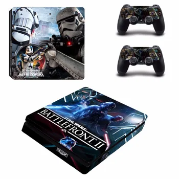 

Star Wars Battlefront PS4 Slim Skin Sticker For Sony PlayStation 4 Console and Controller For Dualshock 4 PS4 Slim Sticker Decal