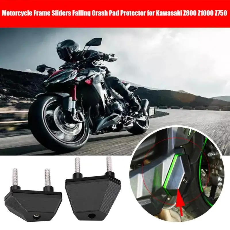 2 шт мотоциклетные рамы ползунки падения Краш Pad протектор для Kawasaki Z800 Z1000 Z750