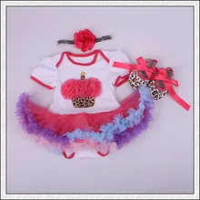 Детские комбинезоны; комплект одежды для младенцев из 3 предметов; платье-пачка фиолетового и красного цветов для маленьких девочек; костюм-комбинезон; повязка на голову