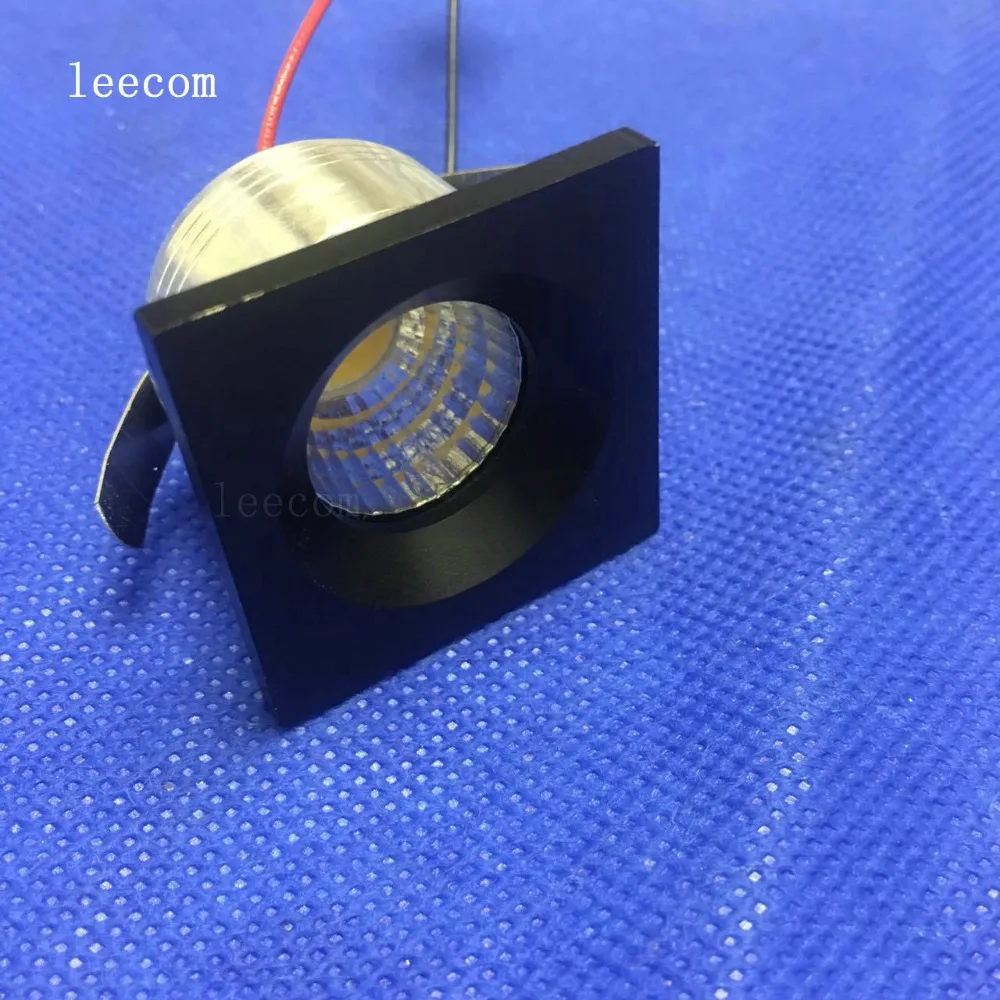 

1pcs/lot black cobLed Recessed Cabinet mini Spot light 3W Include Led Driver AC85-265V 35mm*35mm Mini downlight