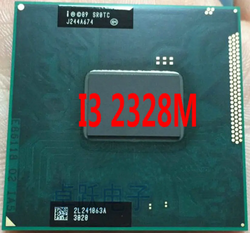 INTEL ноутбук cpu i3-2328M i3 2328M SR0TC 2,2 GHz поцарапанные части