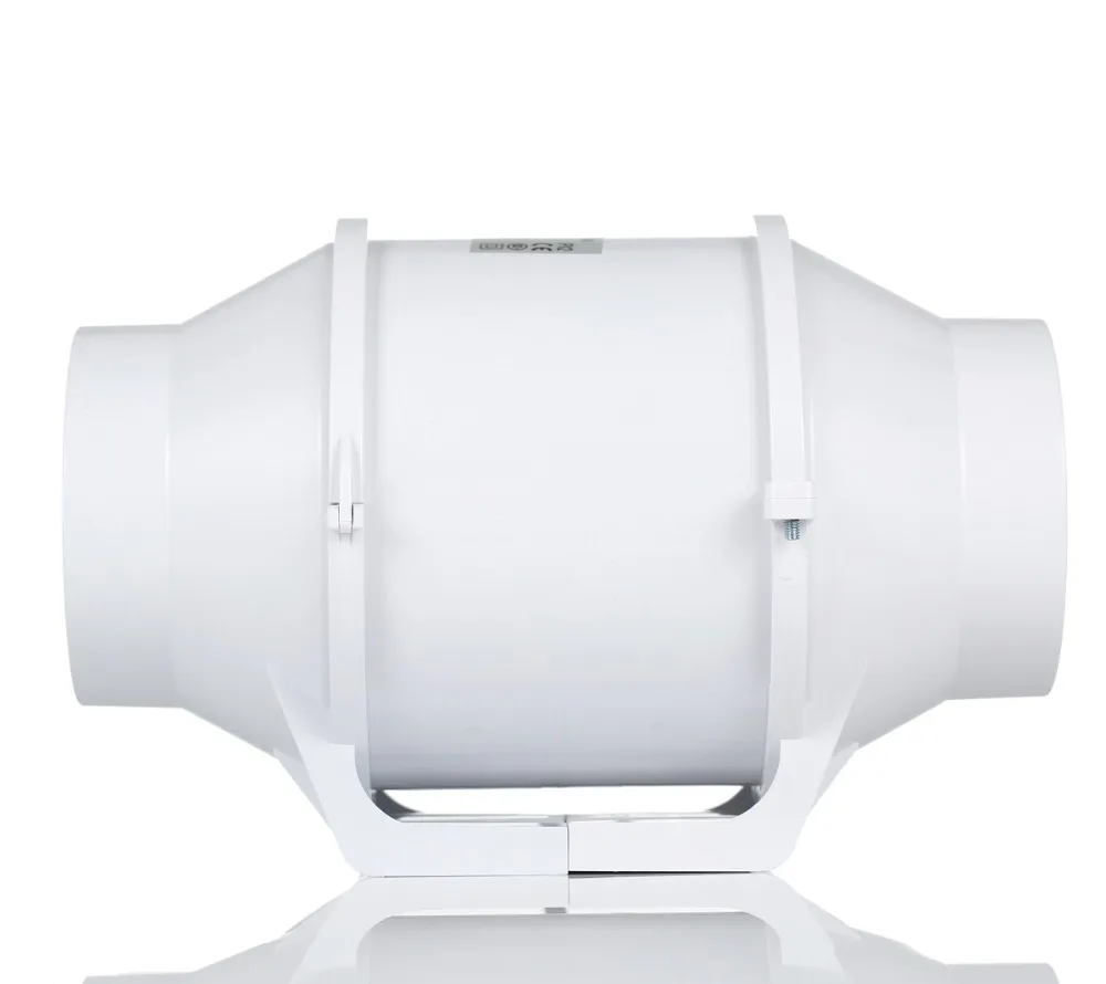 4''High Efficiency Home Inline Duct Fan Set with 2Clamps& Air Vent & Pipe Hose Ventilation Extractor Fan for Kitchen Bathroom 4''High Efficiency Home Inline Duct Fan Set with 2Clamps& Air Vent & Pipe Hose Ventilation Extractor Fan for Kitchen Bathroom