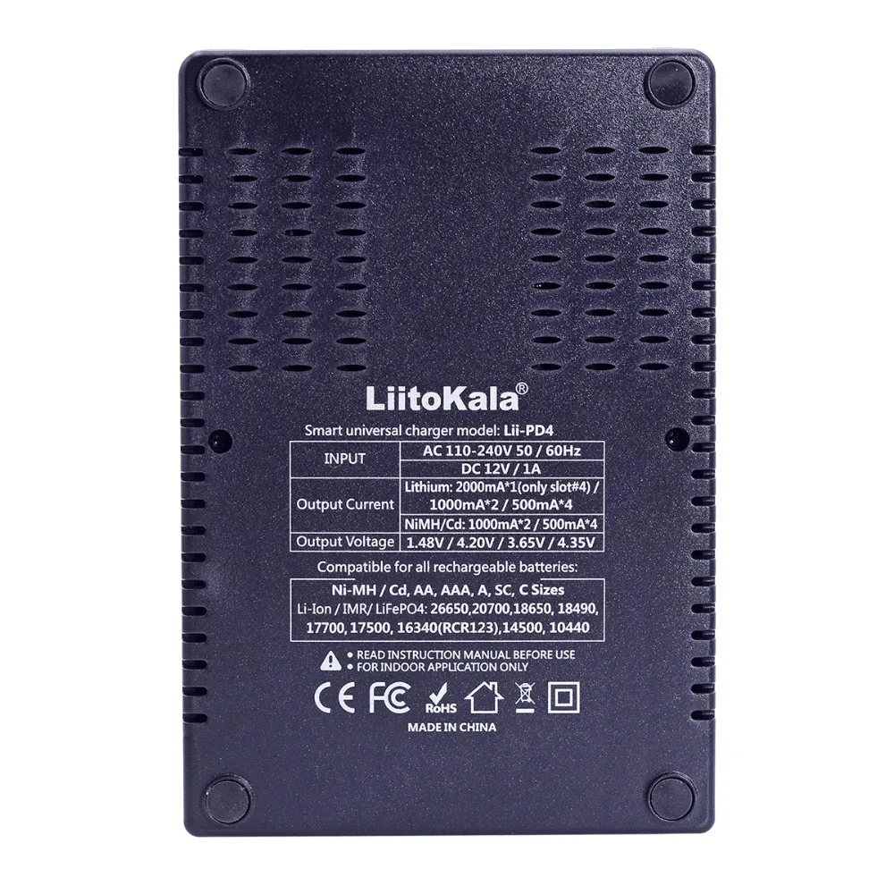 Liitkala Lii-S4 S2 S1 ЖК Зарядное устройство 3,7 V 18650 18350 18500 16340 21700 20700B 20700 14500 26650 1,2 V AA, AAA, никель-металл-гидридного Смарт Зарядное устройство