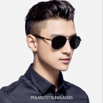 

Fashion pilot sunglasses men polarized Brand Men's Driving Sun glasses Aluminum Alloy Frame glasses 100% UV400