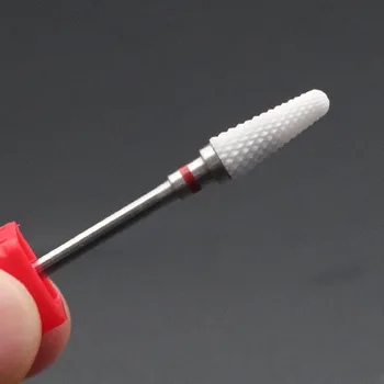 

kesinails Ceramic Nail Drill Bit Rotate Burr Milling Nail Cutter Bit For Manicure Pedicure Tool Electric Nail Drill Accessorie