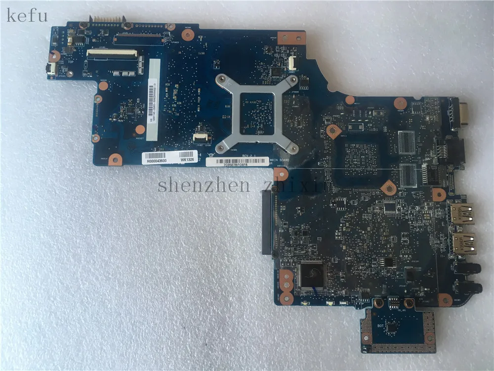 Материнская плата KEFU для ноутбука toshiba satellite L870D C870D H000042820 DDR3 с ЦП тест