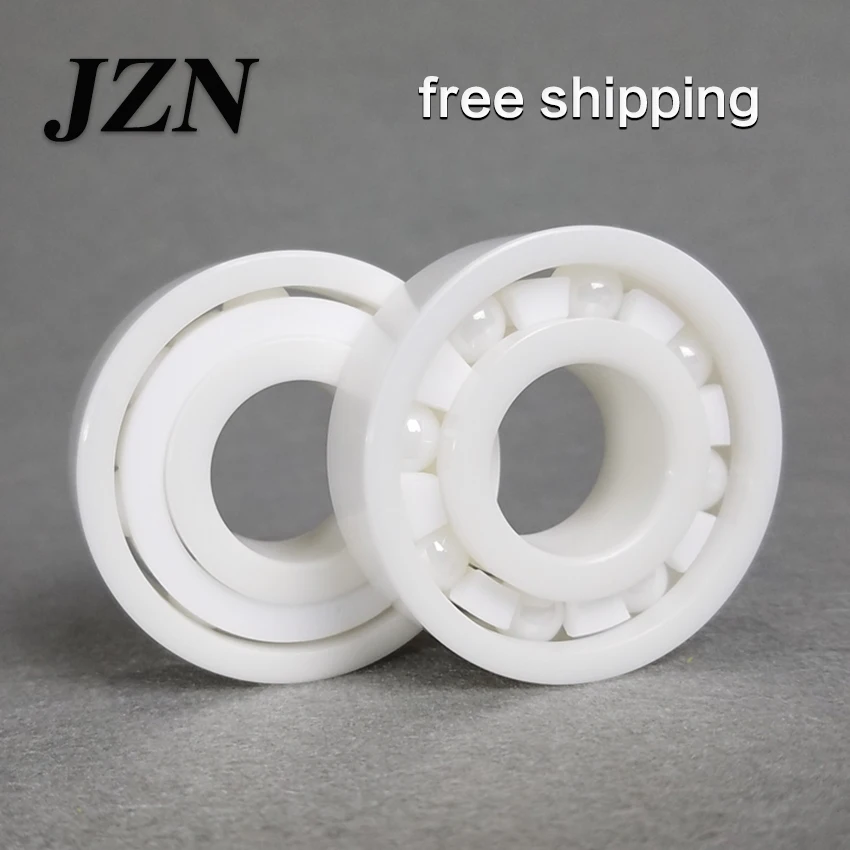 Free shippng 608 6000 6001 6002 6003 6004 6005 6006 6007 6008 6009 6010 full ZrO2 ceramic ball bearing zirconia bearing afbeelding