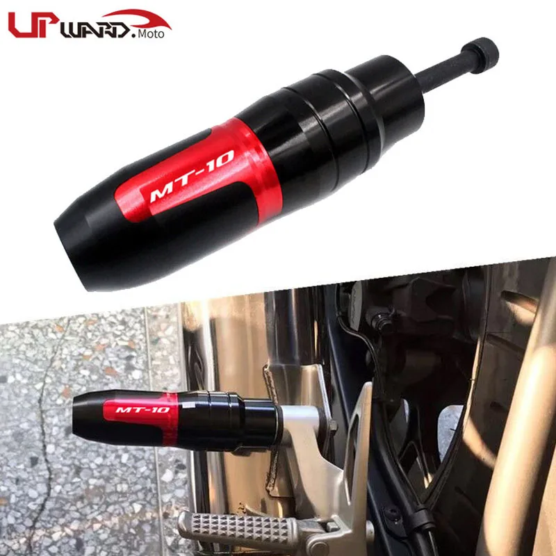 

For YAMAHA MT-10 MT10 FZ-10 FZ10 MT FZ 10 Motorcycle CNC Frame Crash Pads Exhaust Sliders Crash Protector With logo