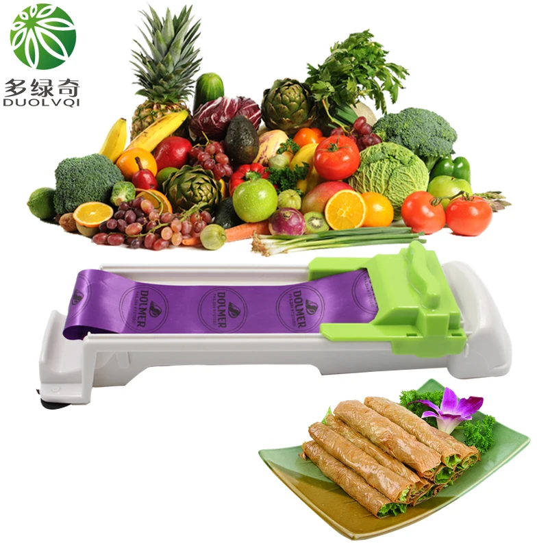 

DUOLVQI New,Vegetable,Meat,ManualRolling,Tool,Dolmer,Magic,Roller,Stuffed,Garpe,Cabbage Leave Grape Leaf Machine,Moedor De Carne