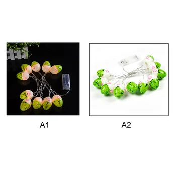 

Colorful 10 LED Decorative Lights Decorative Battery Powered Easter Egg Christmas String Lights Wedding Party Decoration