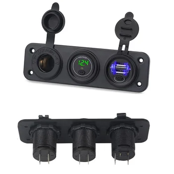 カースタイリングデュアルusb車の充電器ユニバーサルクイック用iphoneサムスンxiaomi用ジープラングラーグランドチェロキーコンパスrenegade