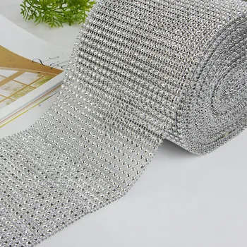 

24 Rows Rhinestone Napkin Rings Wedding Banquet Napkin Holder Wrap Chair Sashes Bow Covers Hotel Party Decoration ZA6242