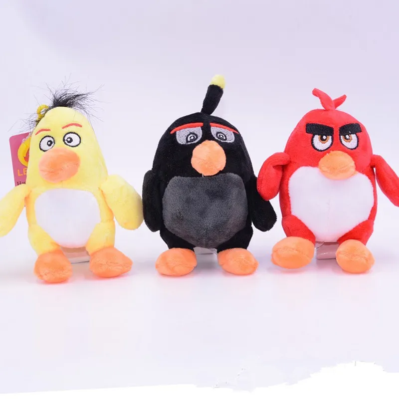

One Piece 12cmPopular Game The Birds With Angry Plush Toys Cute Kawaii Animal Stuffed Plush Toys Dolls Child Gift