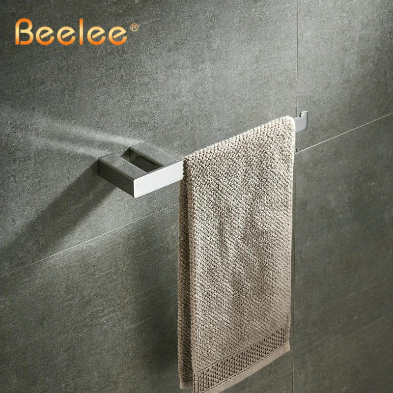 Beelee Wall Mounted Open Towel Ring Stainless Steel Towel Holder Wall