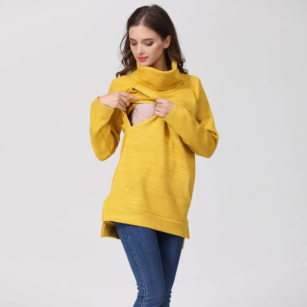Emotion Moms Elegant Maternity Clothes Thermal breastfeeding Coat Turtle Neck Nursing Sweaters Hoodie New Arrivals Emotion Moms Elegant Maternity Clothes Thermal breastfeeding Coat Turtle Neck Nursing Sweaters Hoodie New Arrivals