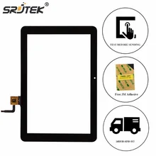 Srjtek 10.1″ Touch Screen for Explay sQuad 10.02 3g Touchscreen Lens Digitizer Sensor Glass Tablet PC Black Replacement Parts
