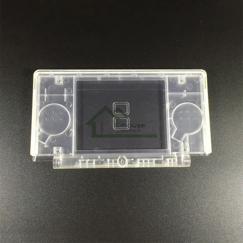 Прозрачный белый/черный корпус чехол полный комплект замена для Nintendo DS Lite