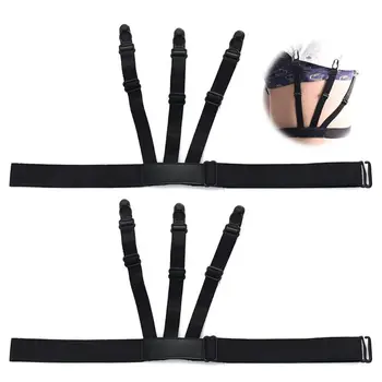 

Mens Shirt Stay Tail Plastic Closure Locking Clamps Clips Elastic Straps Belt Holder Garters Suspenders Braces Leg Elastic Busin
