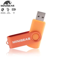 Miniseas Usb флэш-накопитель в режиме реального Ёмкость 10 Красочные поверните ключ 128G/16G/32G/64 gb Оперативная память USB флэш-накопитель