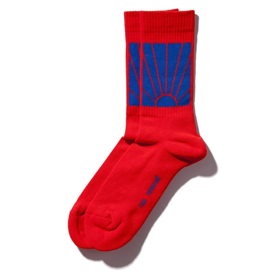 Весенне-летние черно-белые и красные брендовый Носок, хлопковые впитывающие пот дышащие носки для скейтборда, повседневные носки в стиле Харадзюку