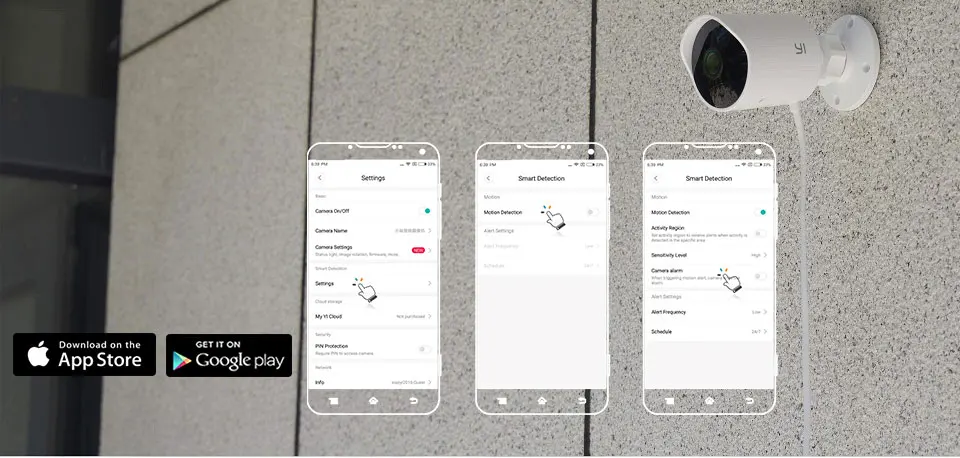 Câmera de Segurança à Prova yi ao ar ip sem Fio Livre Dwireless Água Resolução Visão Noturna Sistema Vigilância Segurança Nuvem Cam Cctv Wifi 1080p 11 à prova dwireless água 1080p resolução ip