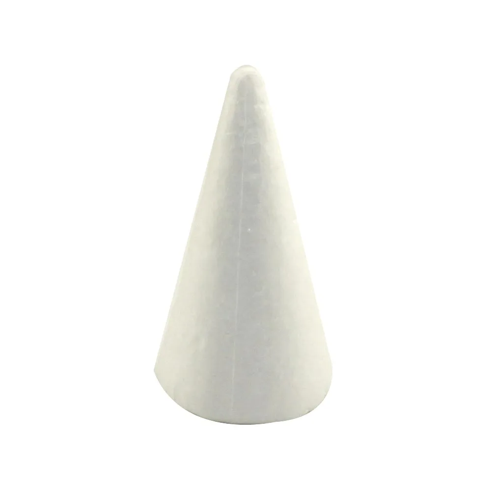 CCINEE 10 шт./лот 29 см натуральный белый пенопласт конус стиль для рождественской елки DIY ремесла