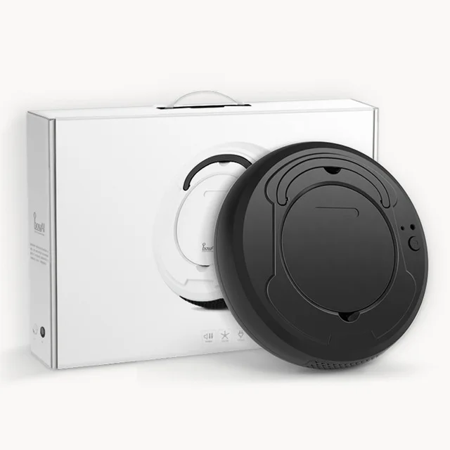 

2019 NEWEST 2 In 1 Rechargeable Robotic Vacuum Cleaner House Robot Floor Sweeping Household Cleaning Machine