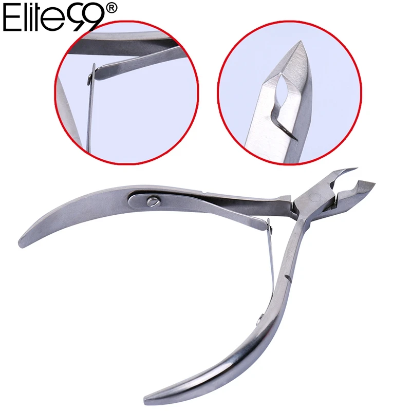 

Elite99 Nail Cuticle Cutter Tool Stainless Steel Finger & Toe Nail Dead Skin Cuticle Scissor Nail Clipper Nipper Manicure Tool